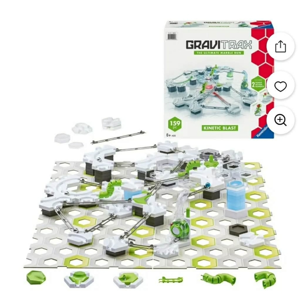 Gravitrax Kinetic Blast Ultimate Marble Run Set 159-Piece STEM Toy Ravensburge
